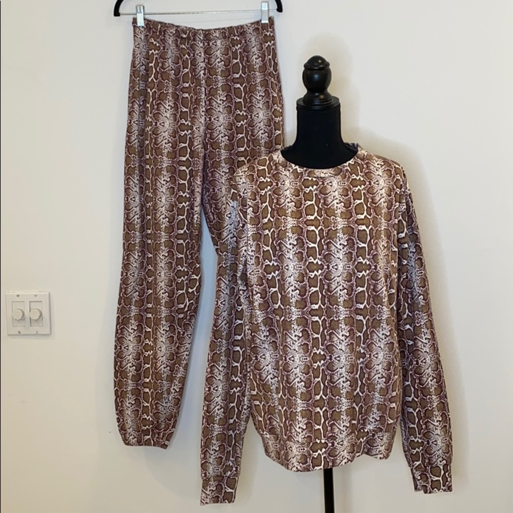 PrettyLittleThing Snakeskin Set